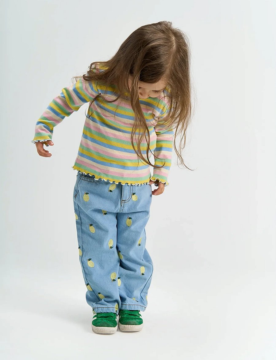 THE NEW SIBLINGS - TNSTSaja Regular Fit Jeans - regular jeans - light blue denim emb - 0