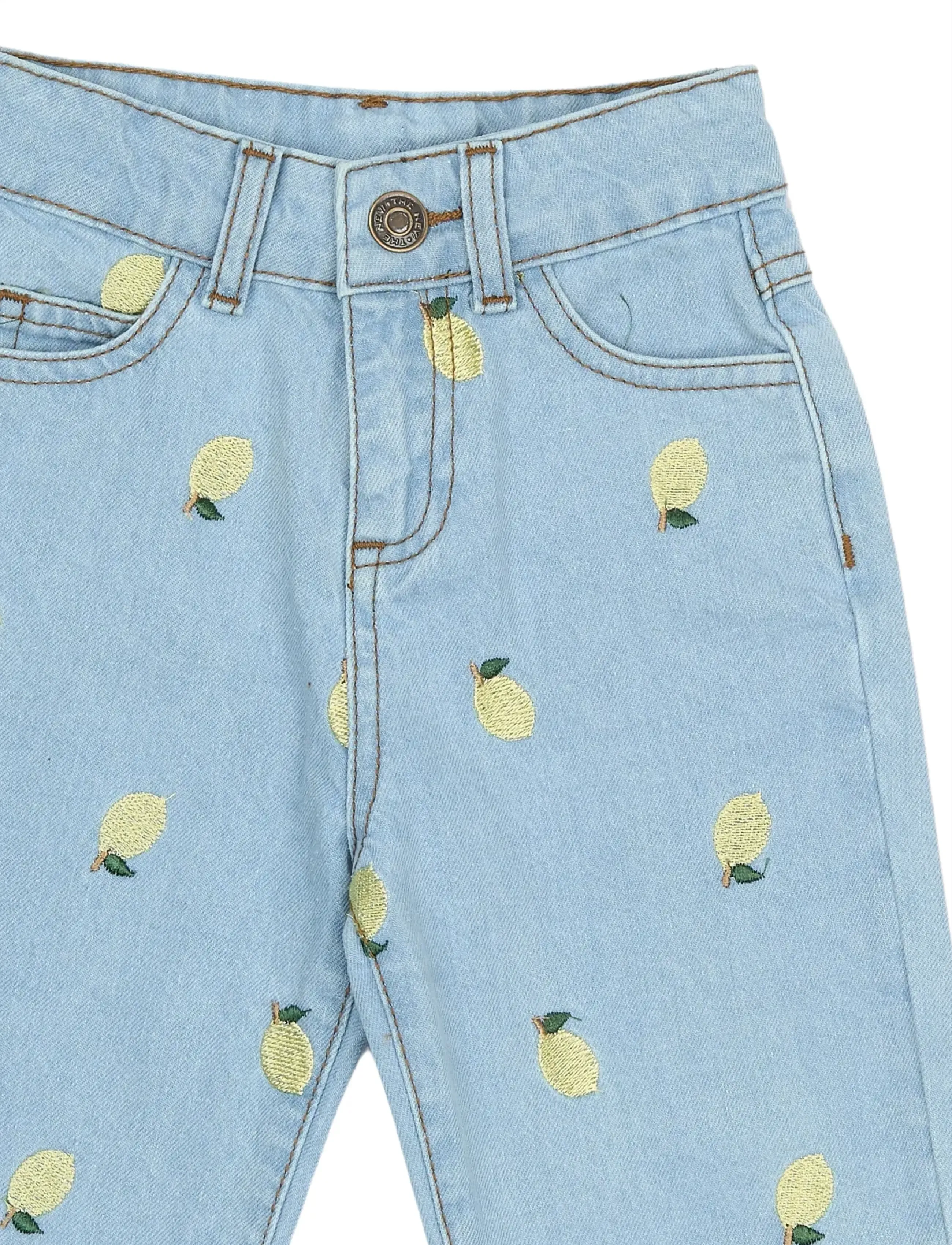 THE NEW SIBLINGS - TNSTSaja Regular Fit Jeans - regular jeans - light blue denim emb - 3