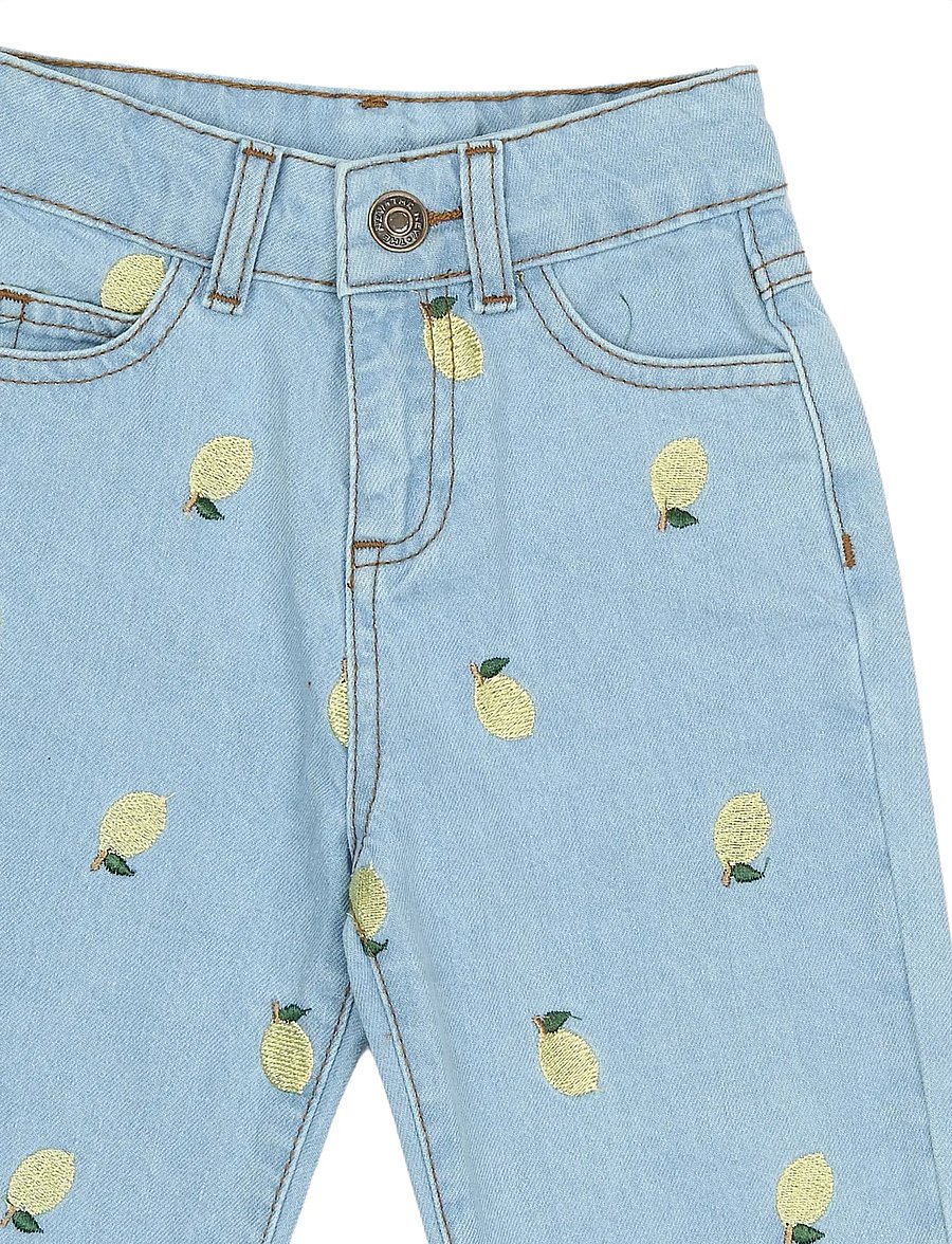 THE NEW SIBLINGS - TNSTSaja Regular Fit Jeans - regular jeans - light blue denim emb - 3