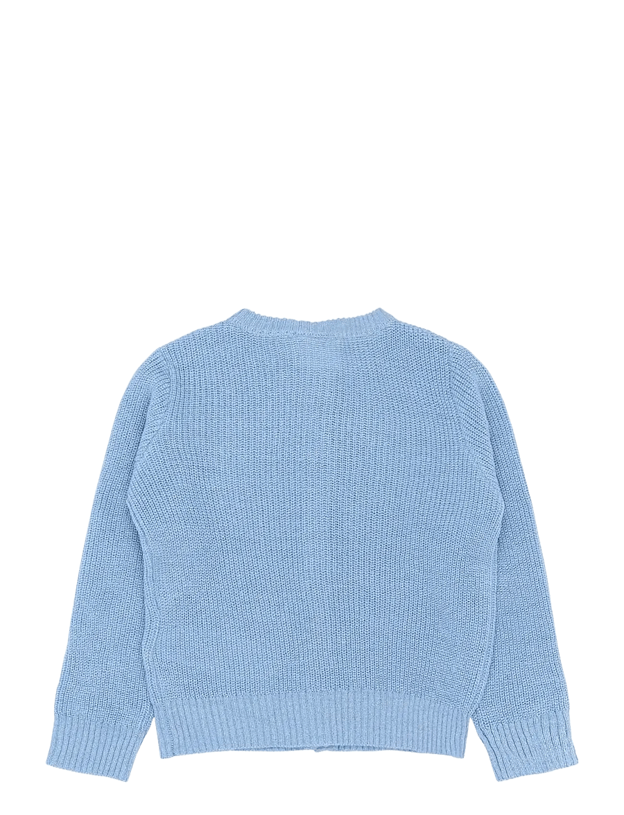THE NEW SIBLINGS - TNSTSolei Glitter Knit Cardigan - cardigans - forever blue - 2