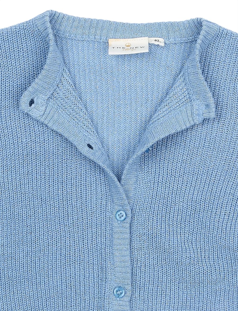 THE NEW SIBLINGS - TNSTSolei Glitter Knit Cardigan - cardigans - forever blue - 3