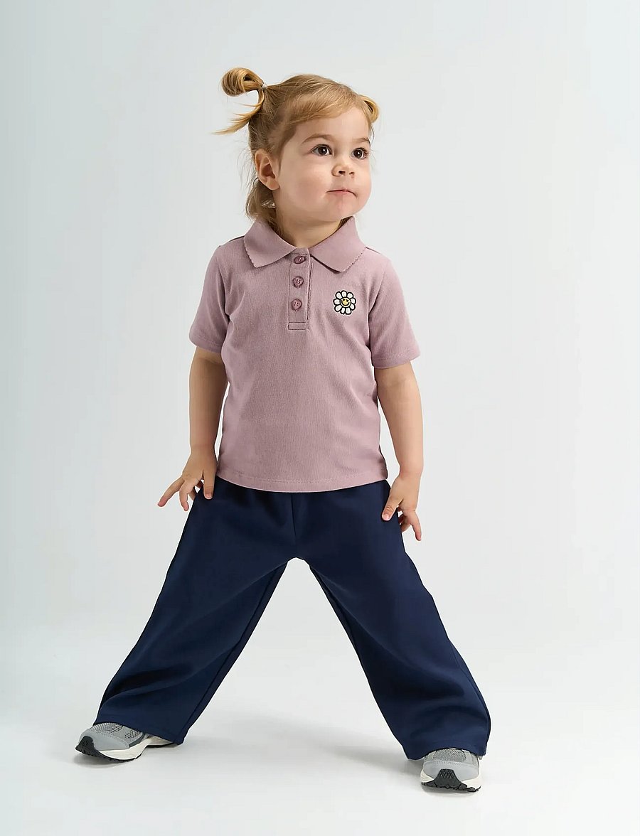 THE NEW SIBLINGS - TNSTScarlett Wide Pants - babyhosen - navy blazer - 0