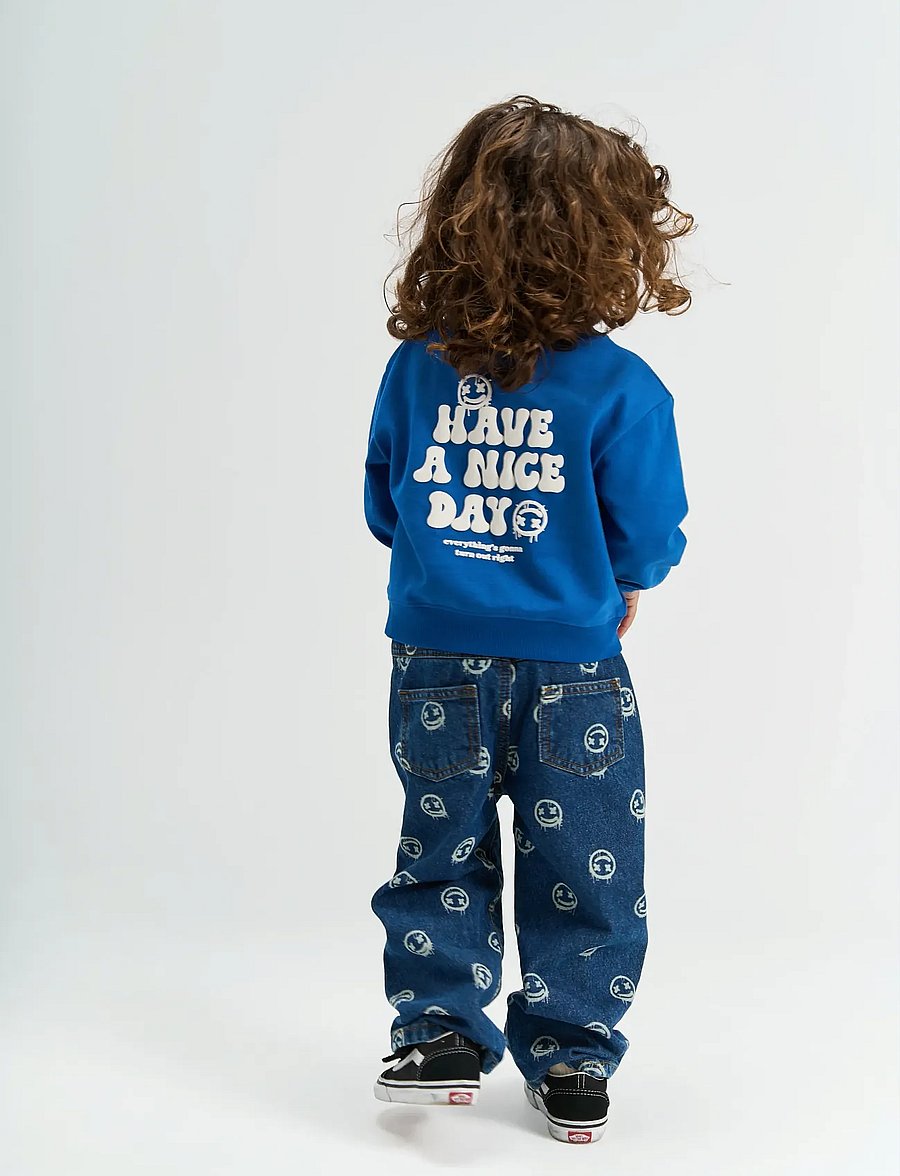 THE NEW SIBLINGS - TNSTSamson OS Sweatshirt - sweatshirts - true blue - 3