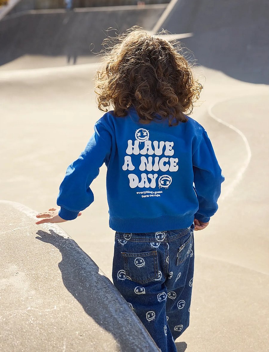 THE NEW SIBLINGS - TNSTSamson OS Sweatshirt - sweatshirts - true blue - 5