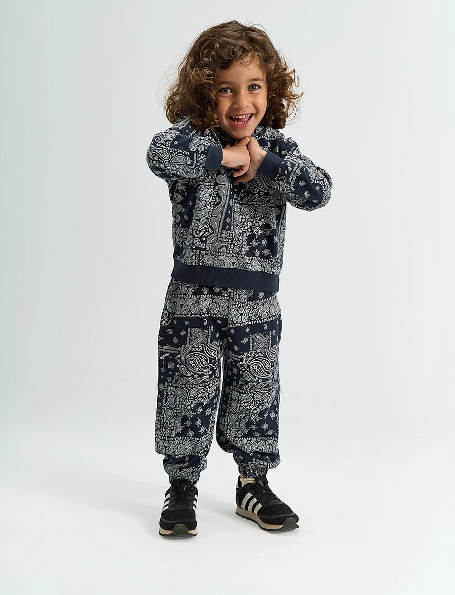 THE NEW SIBLINGS - TNSTSimon Sweatpants - jogginghosen - navy blazer aop - 0