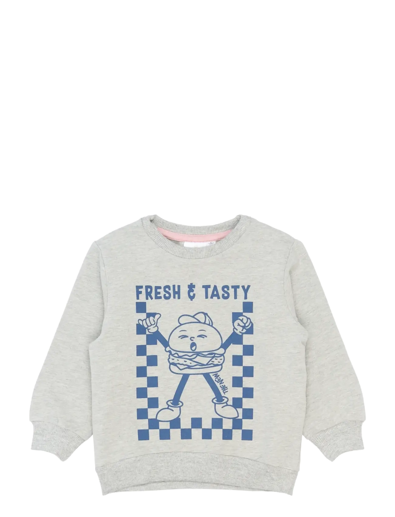 THE NEW SIBLINGS TNSTSamy Sweatshirt - Riided - LIGHT GREY MELANGE / grey