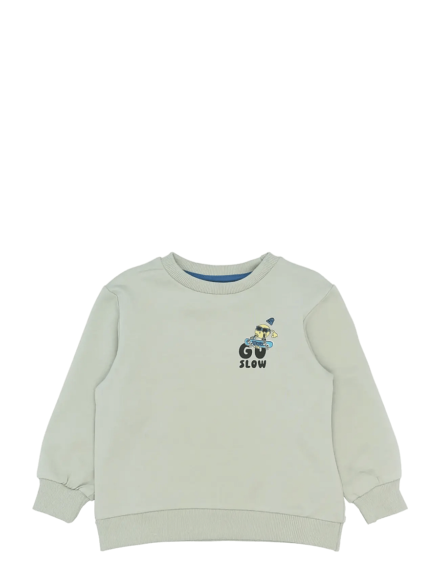 THE NEW SIBLINGS - TNSTStan Sweatshirt - sweatshirts - aqua gray - 1