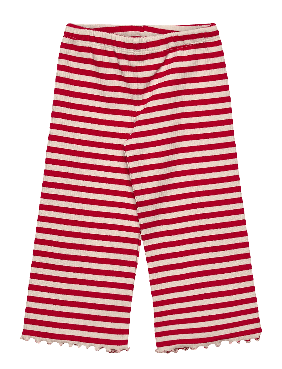 THE NEW SIBLINGS - TNSTFro Wide Rib Pants - ski patrol striped - 0
