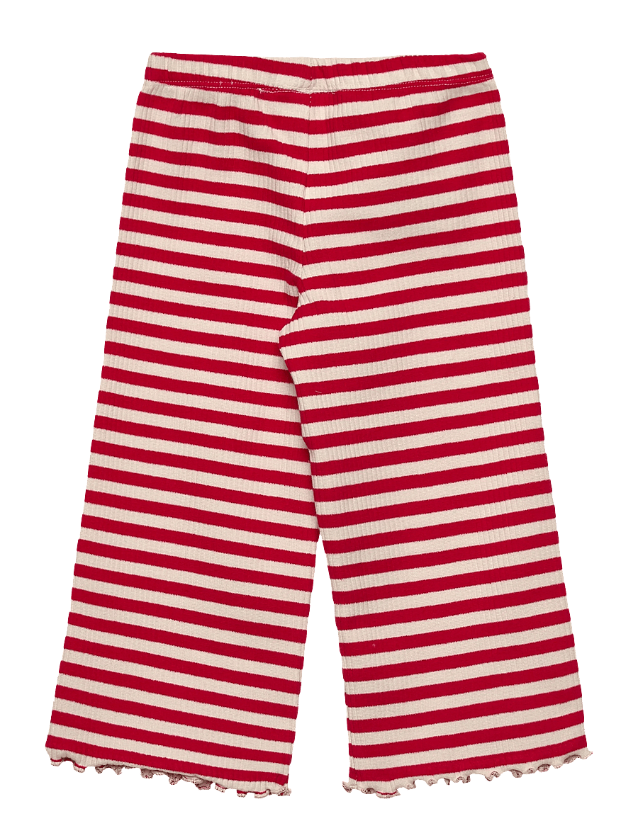 THE NEW SIBLINGS - TNSTFro Wide Rib Pants - ski patrol striped - 1