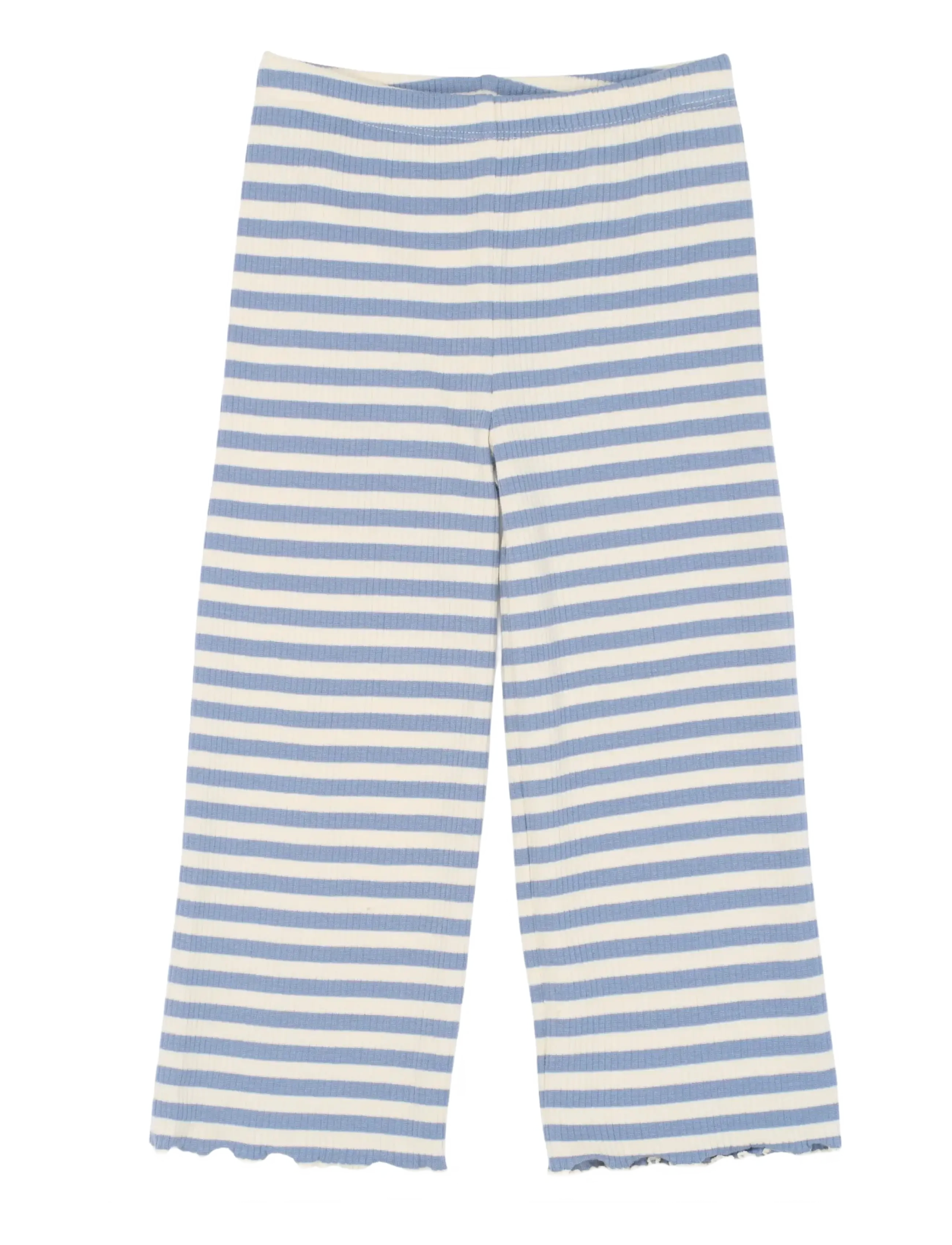 THE NEW SIBLINGS TNSTFro Wide Rib Pants - Baby trousers - TEMPEST STRIPED / blue