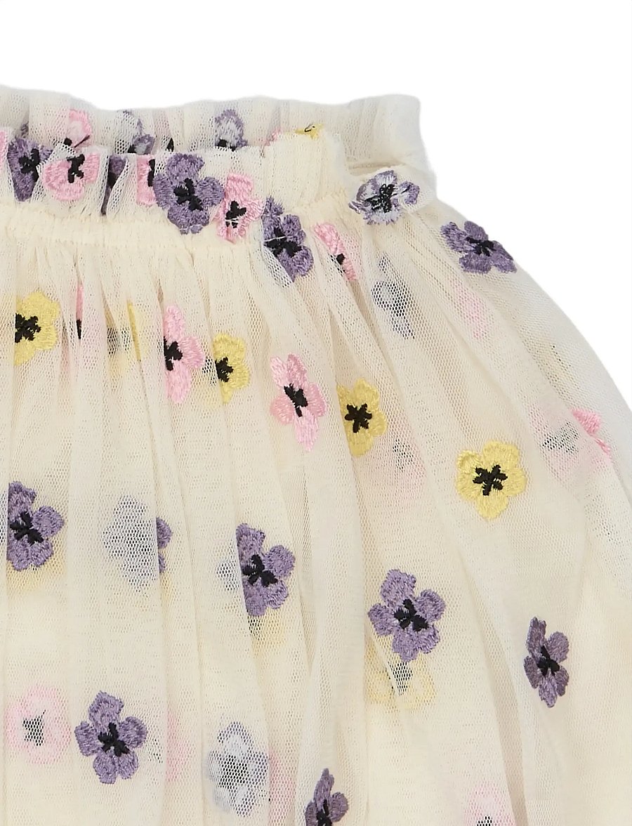THE NEW SIBLINGS - TNSTSvelda Skirt - tylnederdel - gardenia emb - 2
