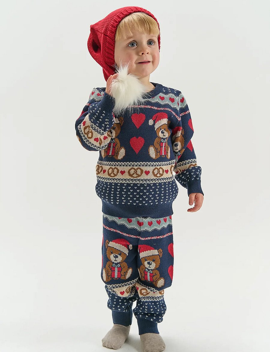 THE NEW SIBLINGS - TNSTHoliday Jacquard Pants - babyhosen - multi colour - 0