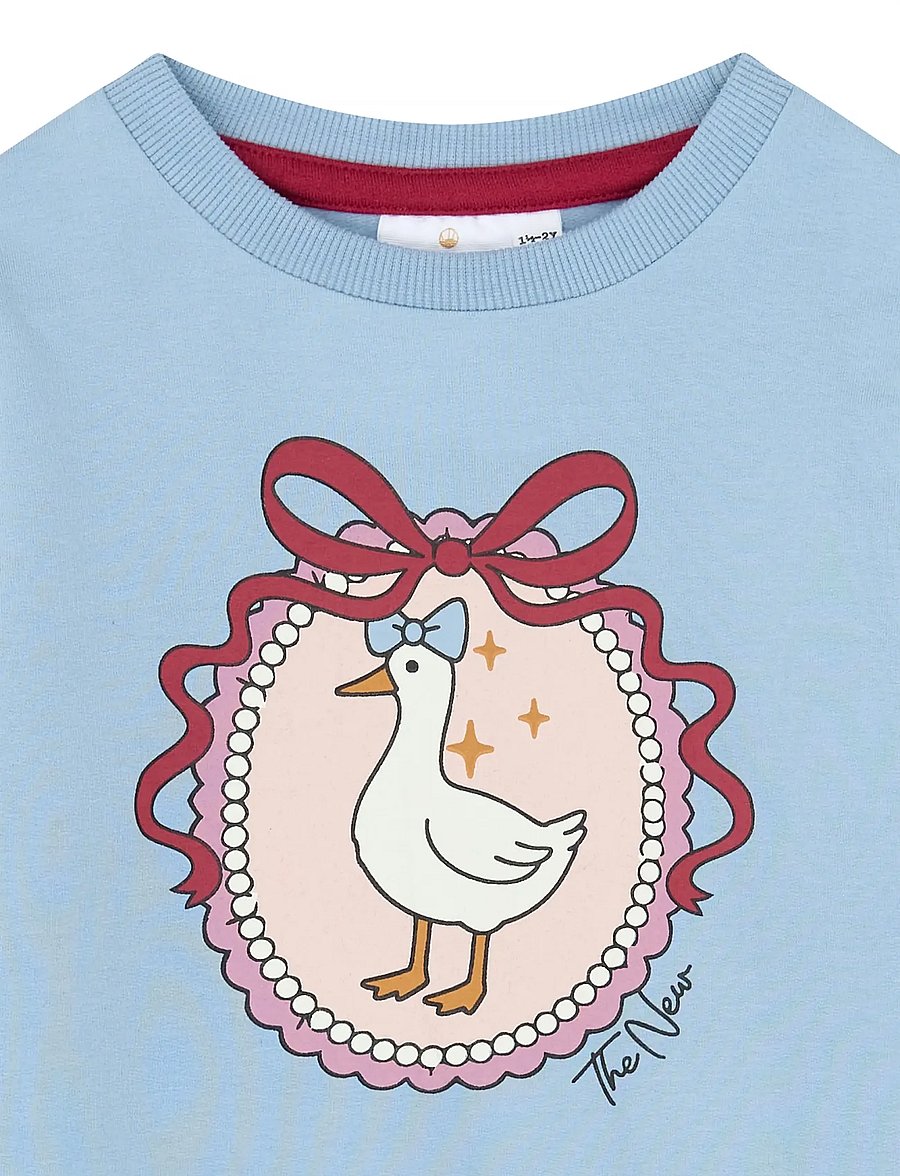 THE NEW SIBLINGS - TNSTYasmina Sweatshirt - dressipluusid - ashley blue - 4