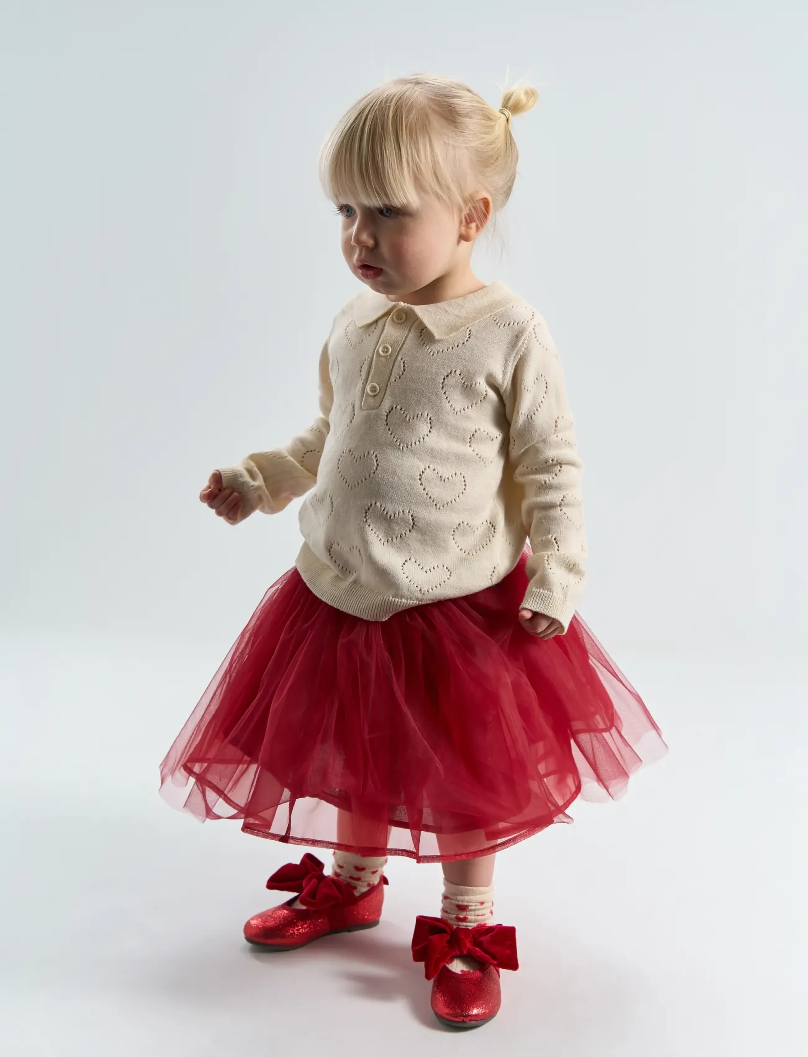 THE NEW SIBLINGS - TNSTRosette Mesh Skirt - tyllkjolar - rio red tn - 3