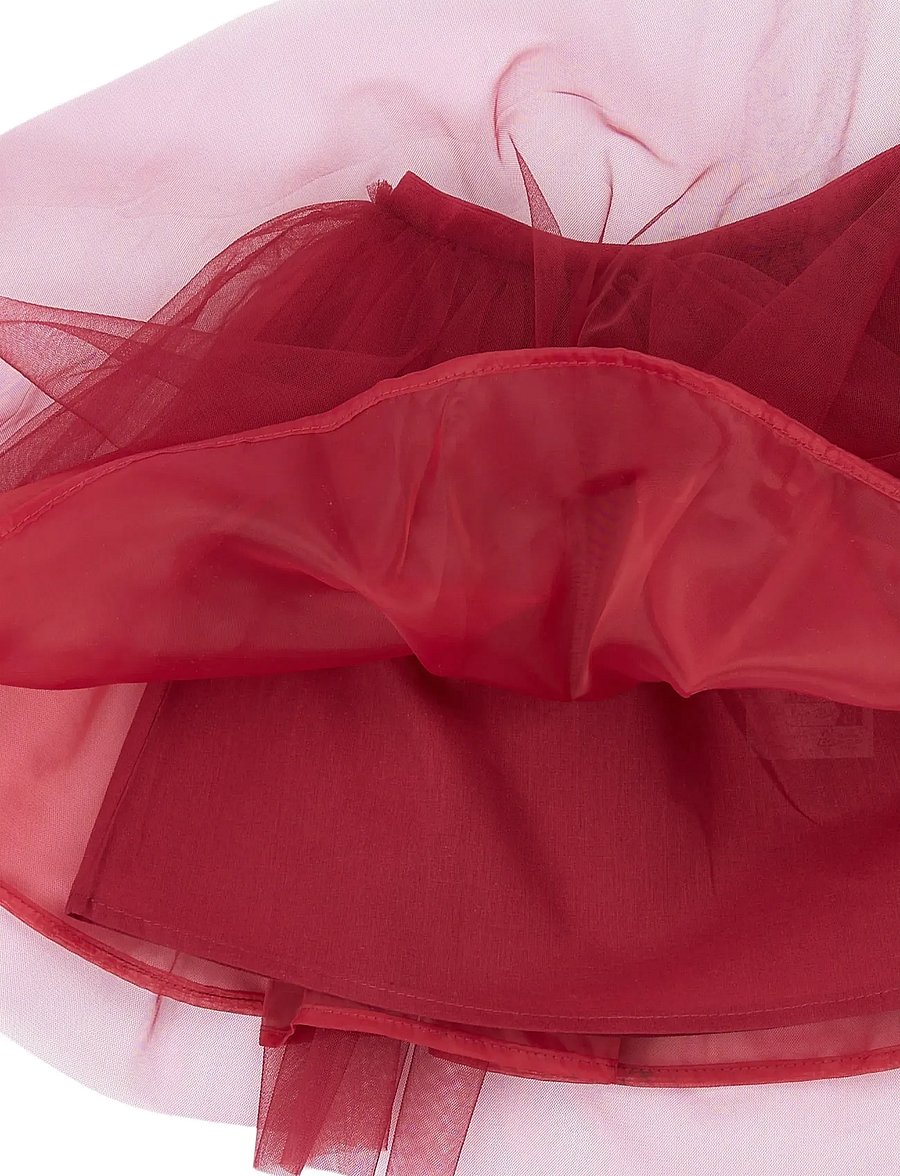 THE NEW SIBLINGS - TNSTRosette Mesh Skirt - tyllkjolar - rio red tn - 4