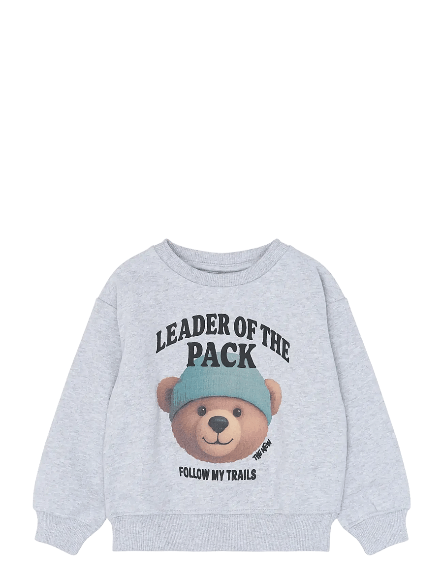 THE NEW SIBLINGS - TNSTYvan OS Sweatshirt - dressipluusid - light grey melange - 1