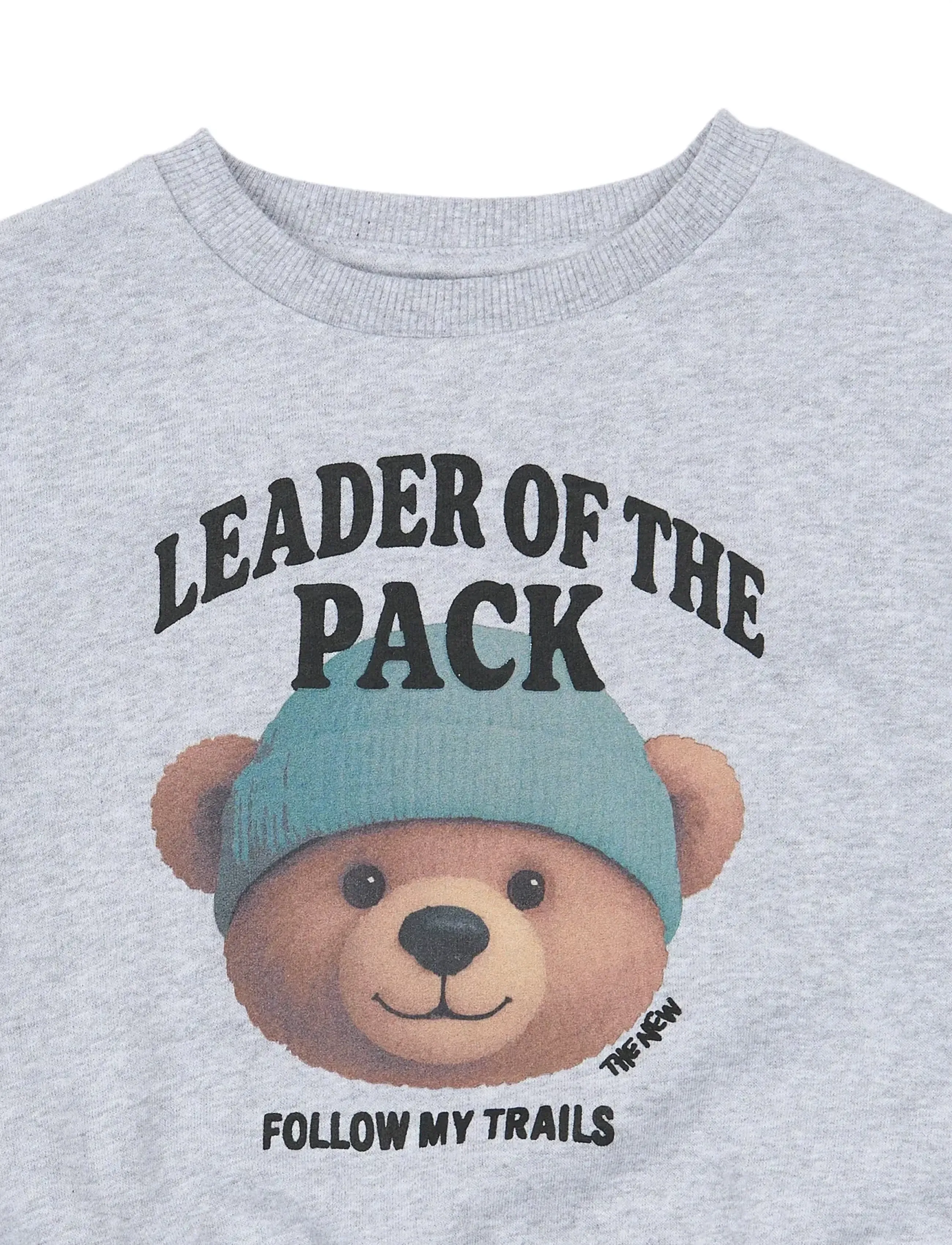 THE NEW SIBLINGS - TNSTYvan OS Sweatshirt - dressipluusid - light grey melange - 4