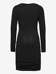 The New - BASIC L_S DRESS NOOS SUSTAINABLE - casual jurken met lange mouwen - black - 1