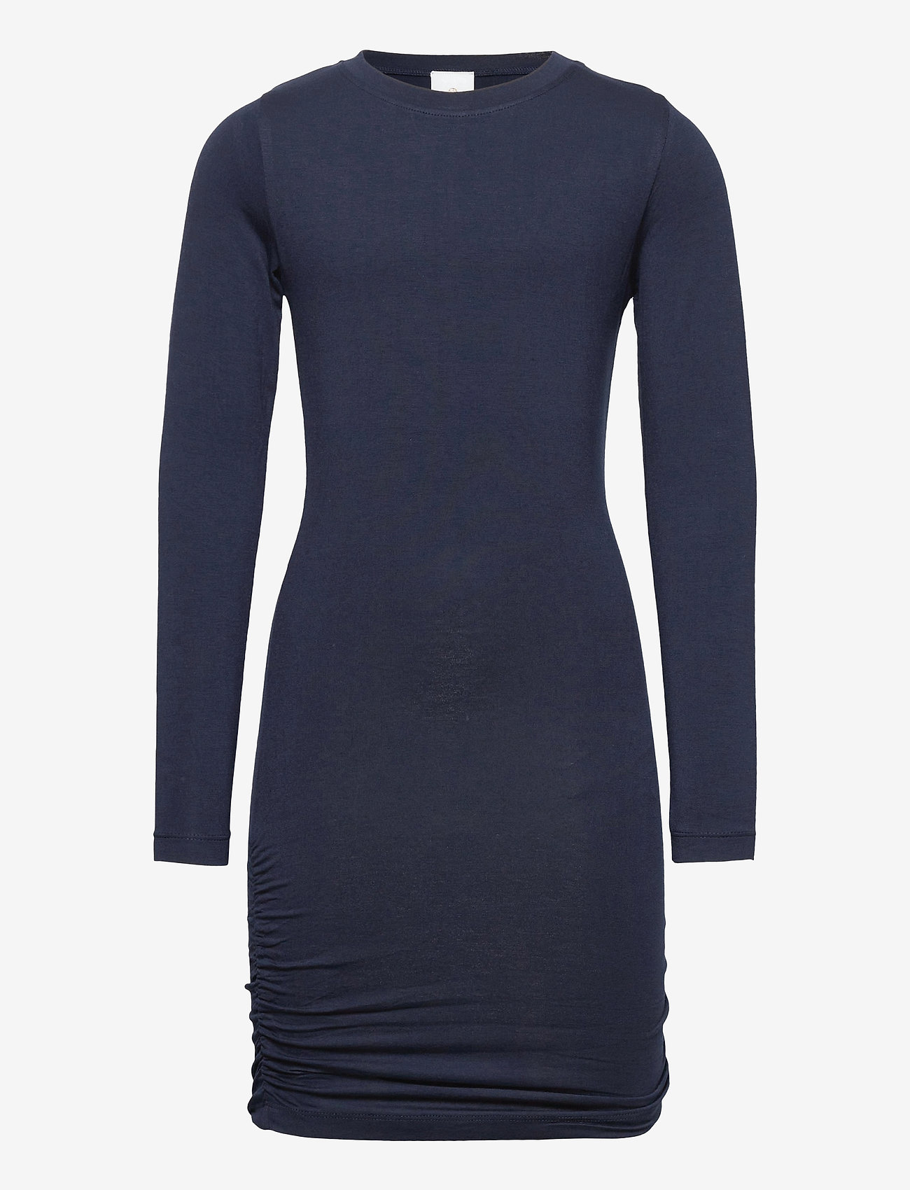The New - BASIC L_S DRESS NOOS SUSTAINABLE - langärmelige freizeitkleider - navy blazer - 0