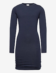 The New - BASIC L_S DRESS NOOS SUSTAINABLE - casual jurken met lange mouwen - navy blazer - 0