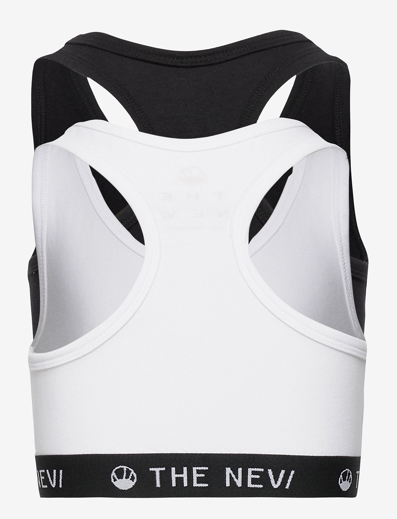 The New - 2-PACK ORGANIC TOP NOOS - madalaimad hinnad - black/white - 2