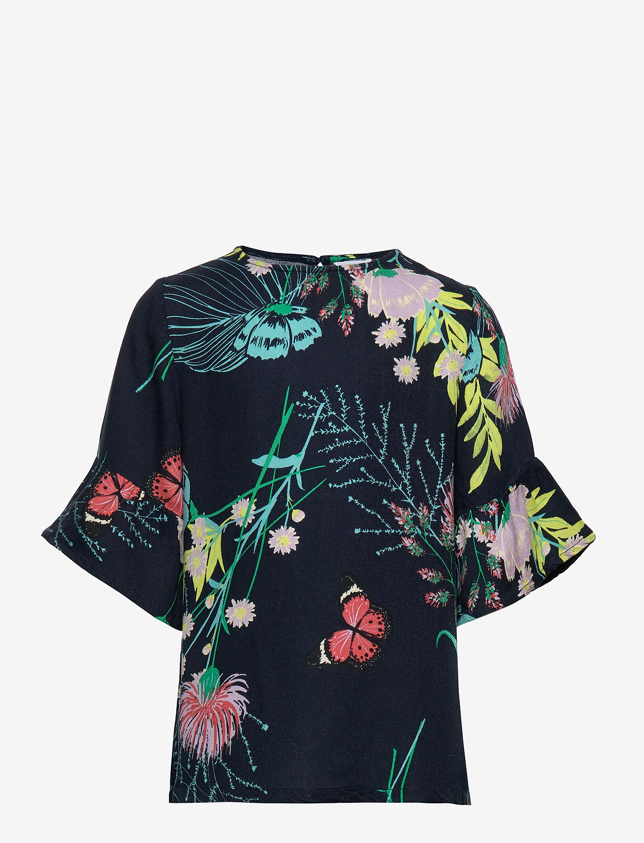 OHARA S_S TOP - BLACK IRIS