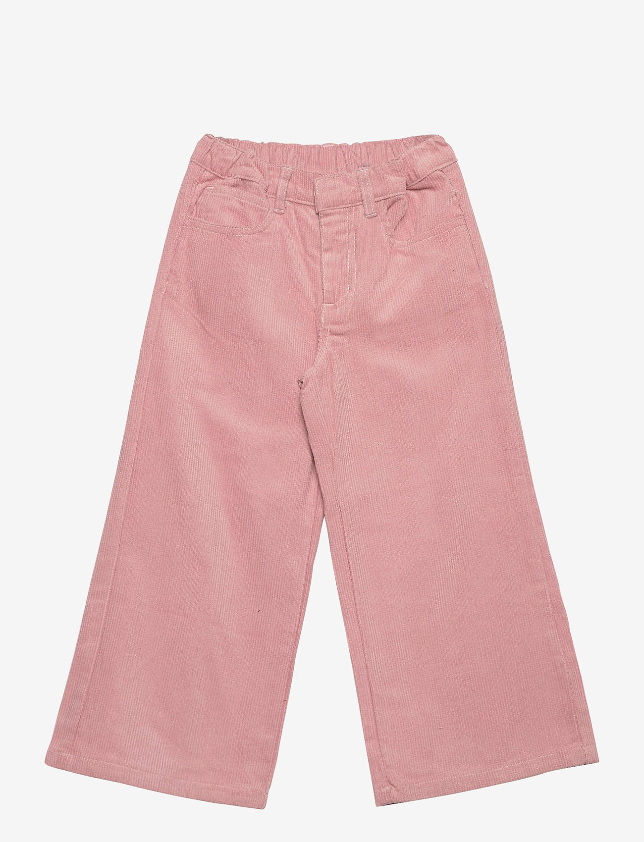 The New - OMILA WIDE CORD PANTS - peachskin - 0