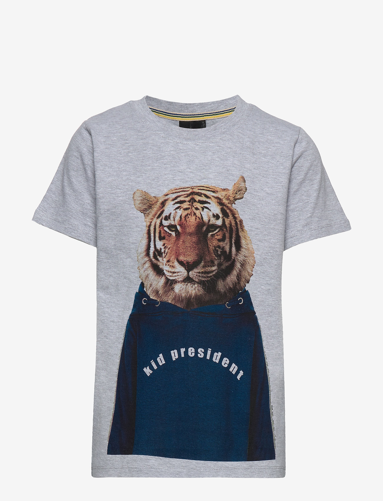 The New - OVE S_S TEE - light grey melange - 0