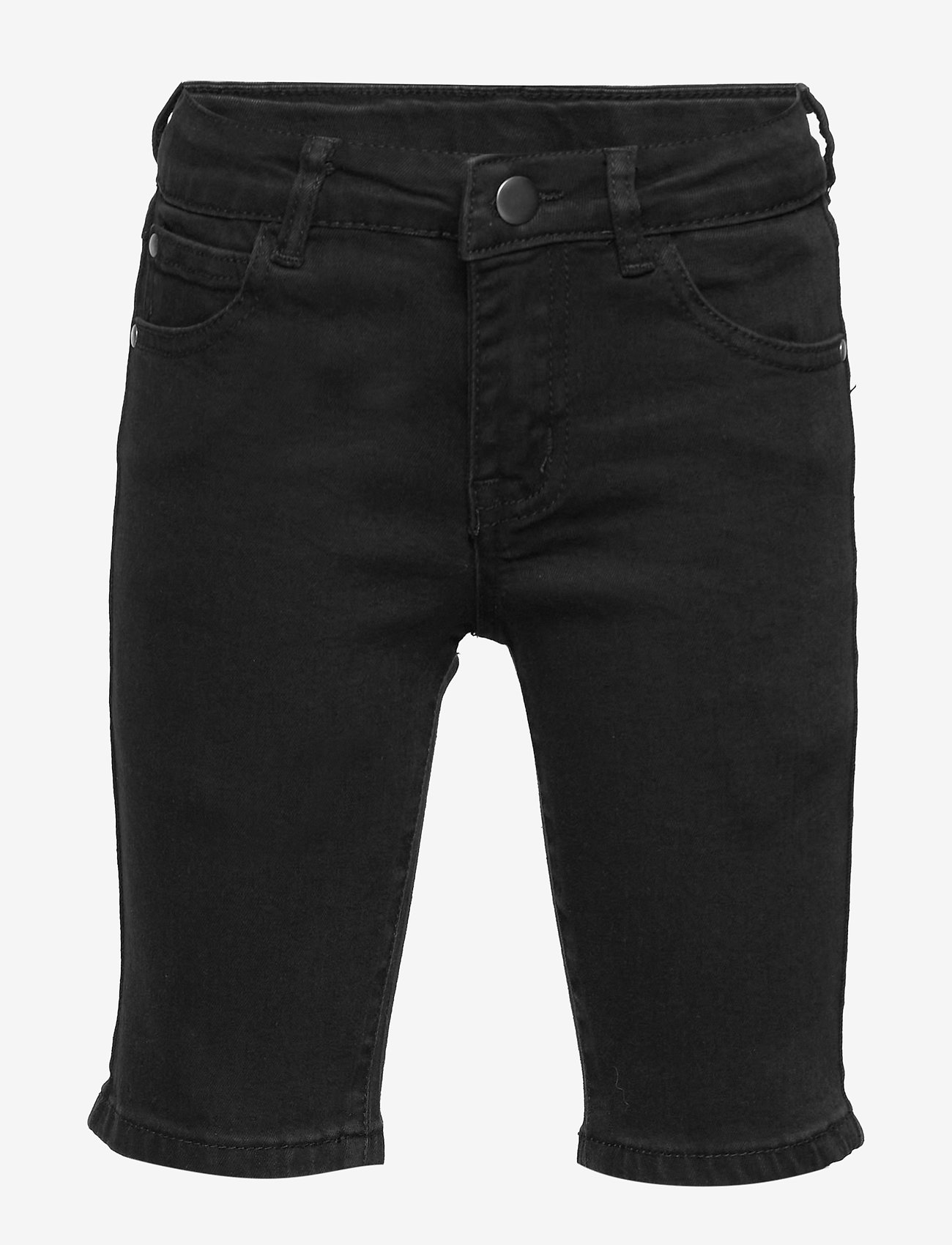 The New - AGNES LONG DENIM SHORTS - black - 0