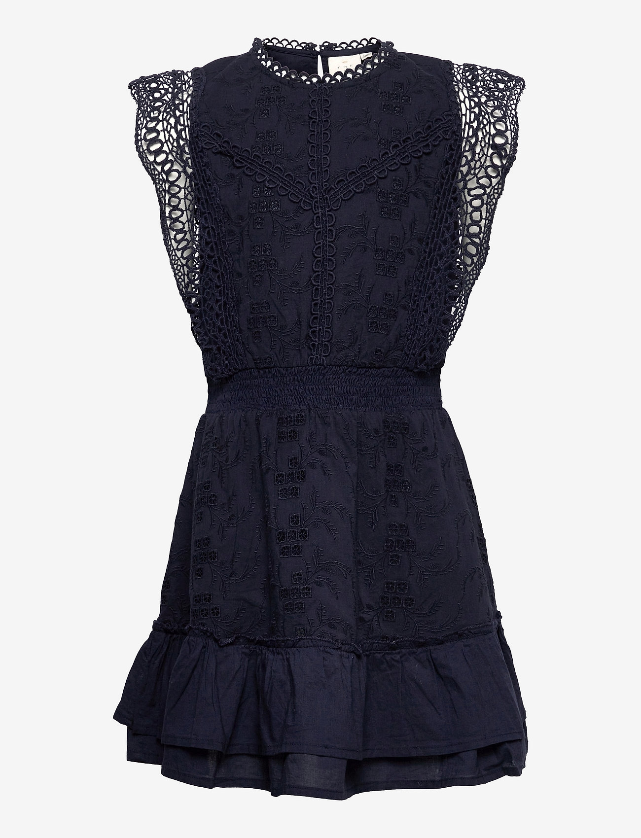 The New - TAKALA EMBROIDERY DRESS - navy blazer - 0