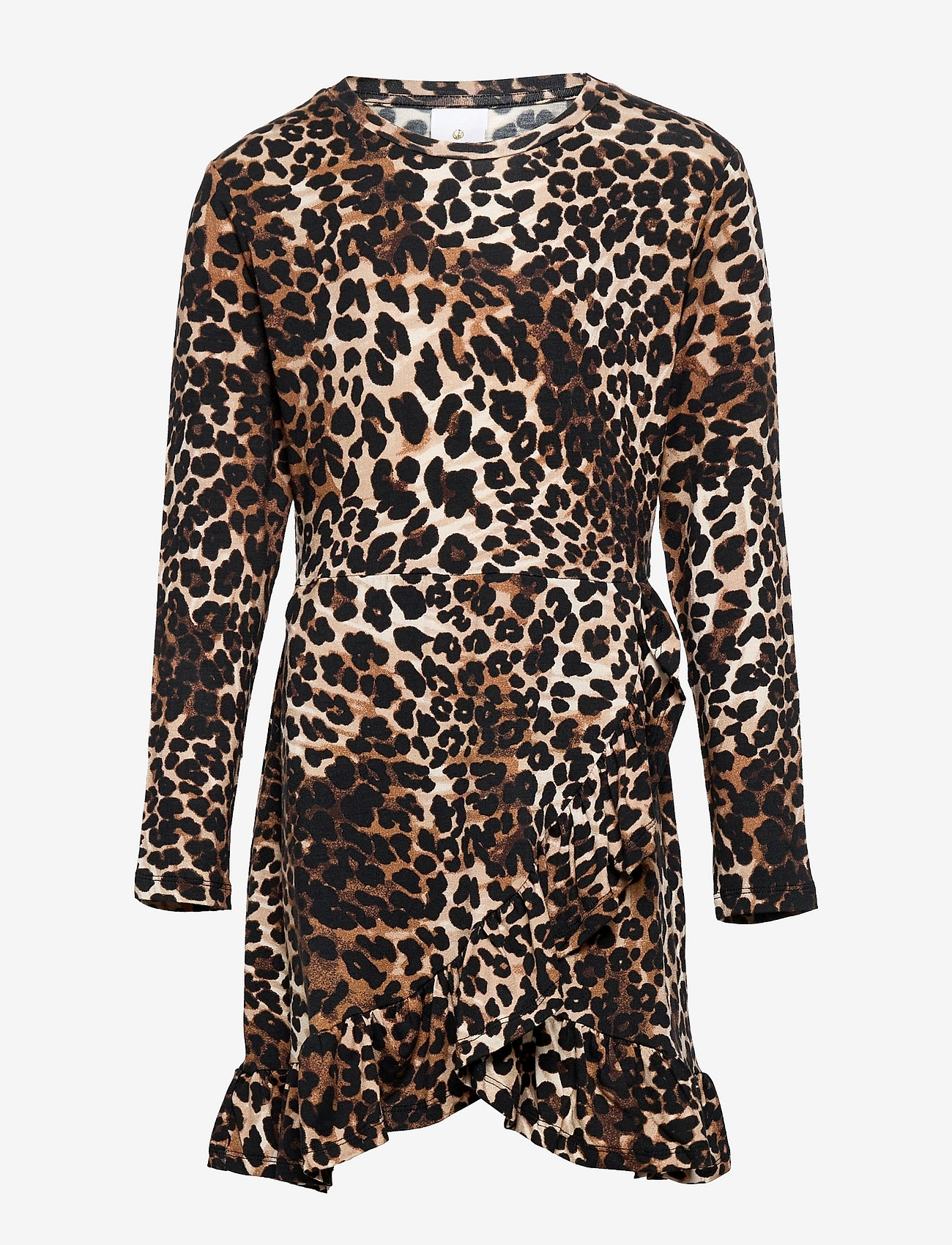 The New - PALEO L_S DRESS - brown leo - 0
