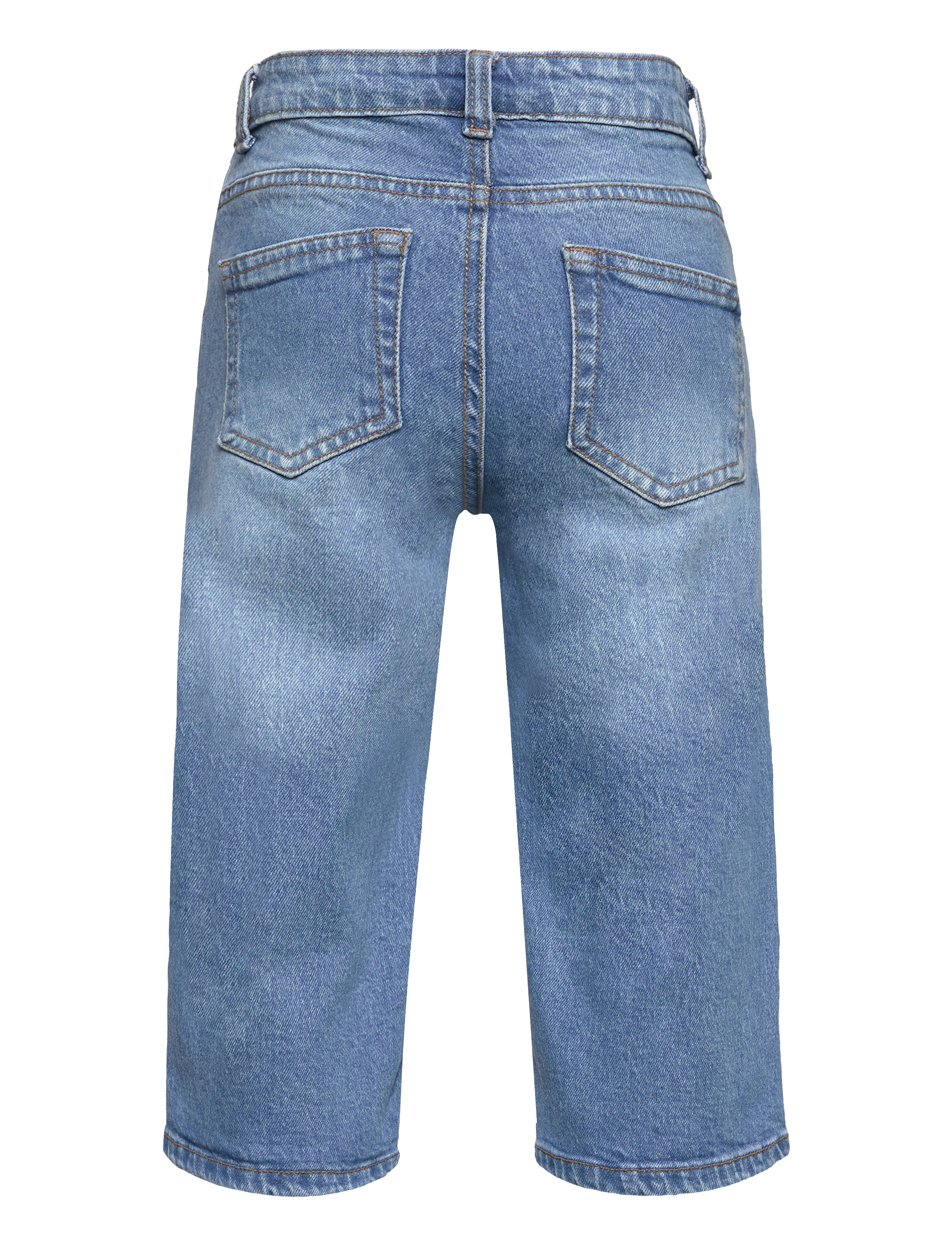 The New - TNBIANCA WIDE KNEE SHORTS - 838 - light blue washed - 1