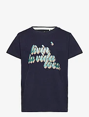 The New - TNCILLE S_S TEE - kortärmade t-shirts - navy blazer - 0