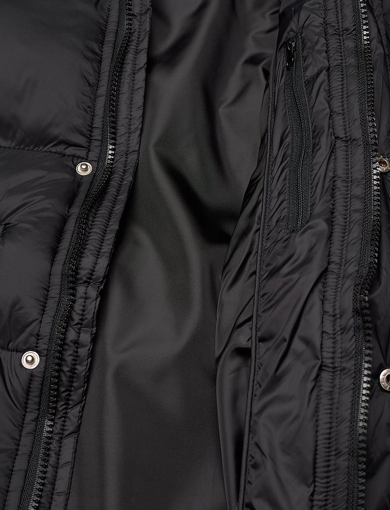 The New - TNDAFINA LONG JACKET - puhvis ja polsterdatud - black - 5