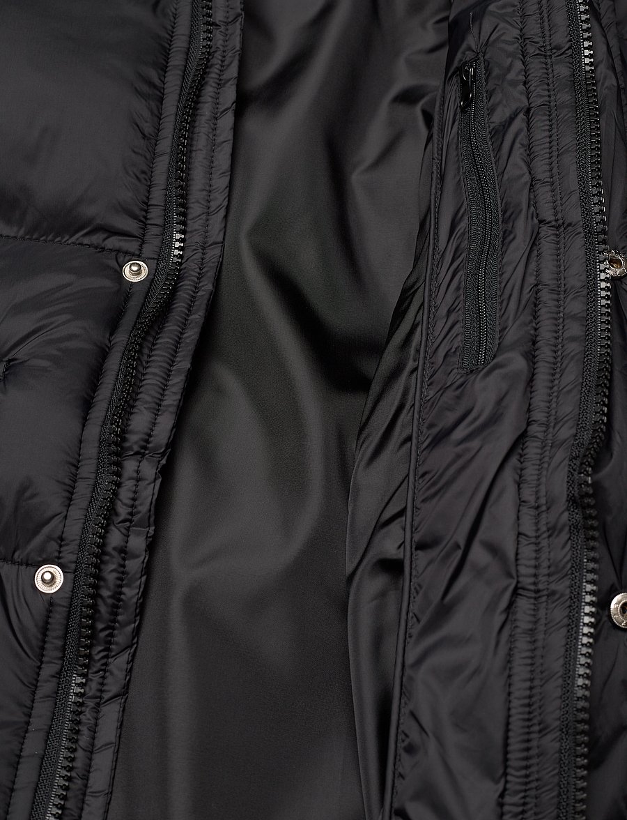The New - TNDAFINA LONG JACKET - daunen- und steppjacken - black - 5