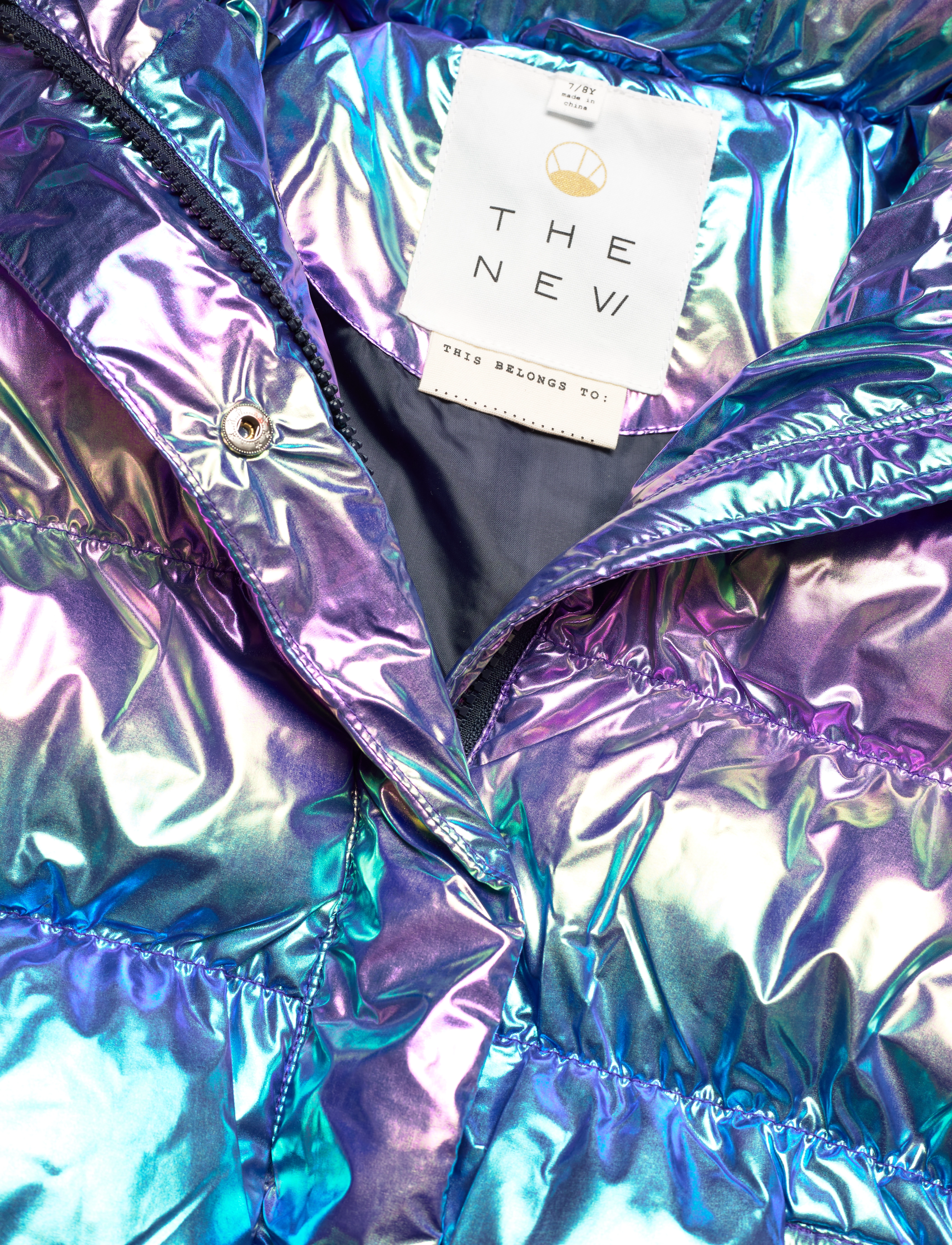 The New - TNDUFFY JACKET - dunjakker & forede jakker - metallic - 2