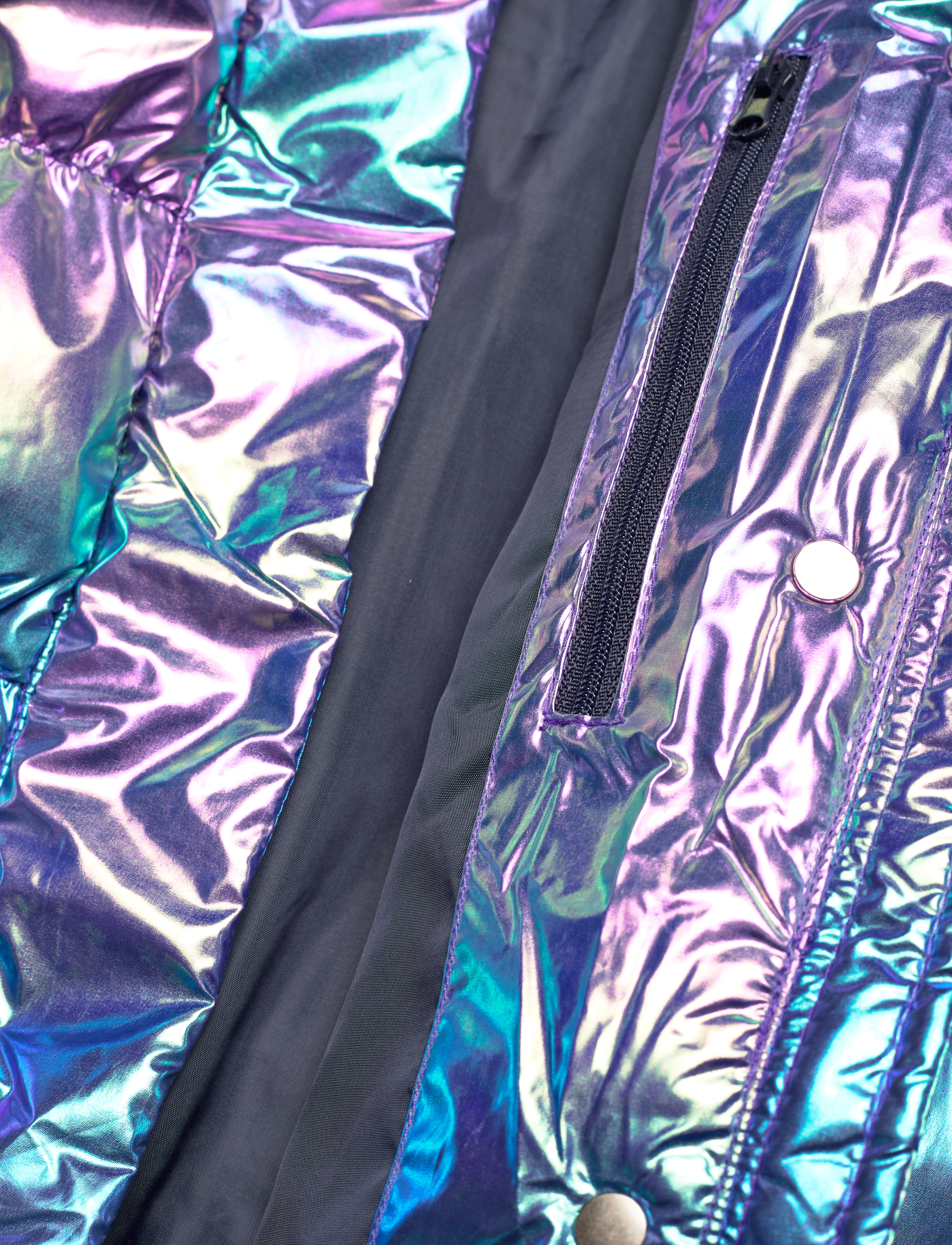 The New - TNDUFFY JACKET - dunjakker & forede jakker - metallic - 4
