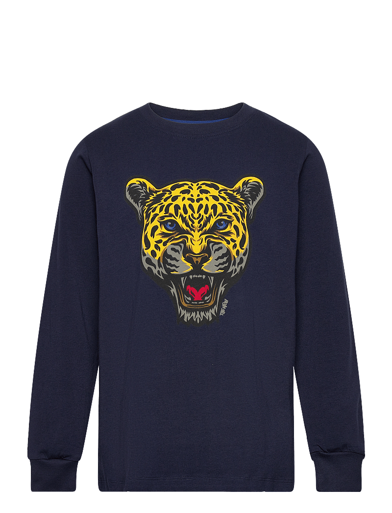 The New - TNDAVIS L_S TEE - sweatshirts - navy blazer - 0