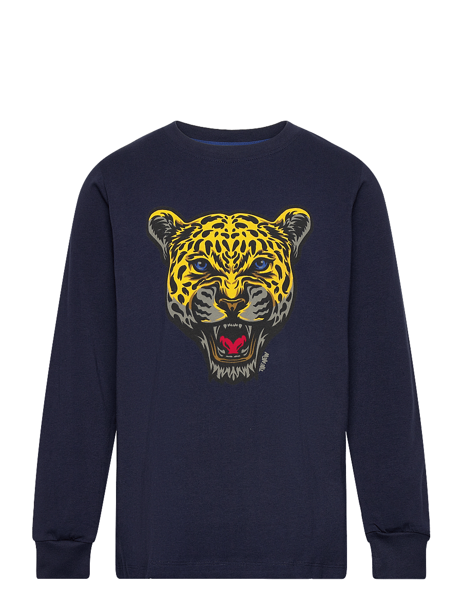 The New - TNDAVIS L_S TEE - sweatshirts - navy blazer - 0