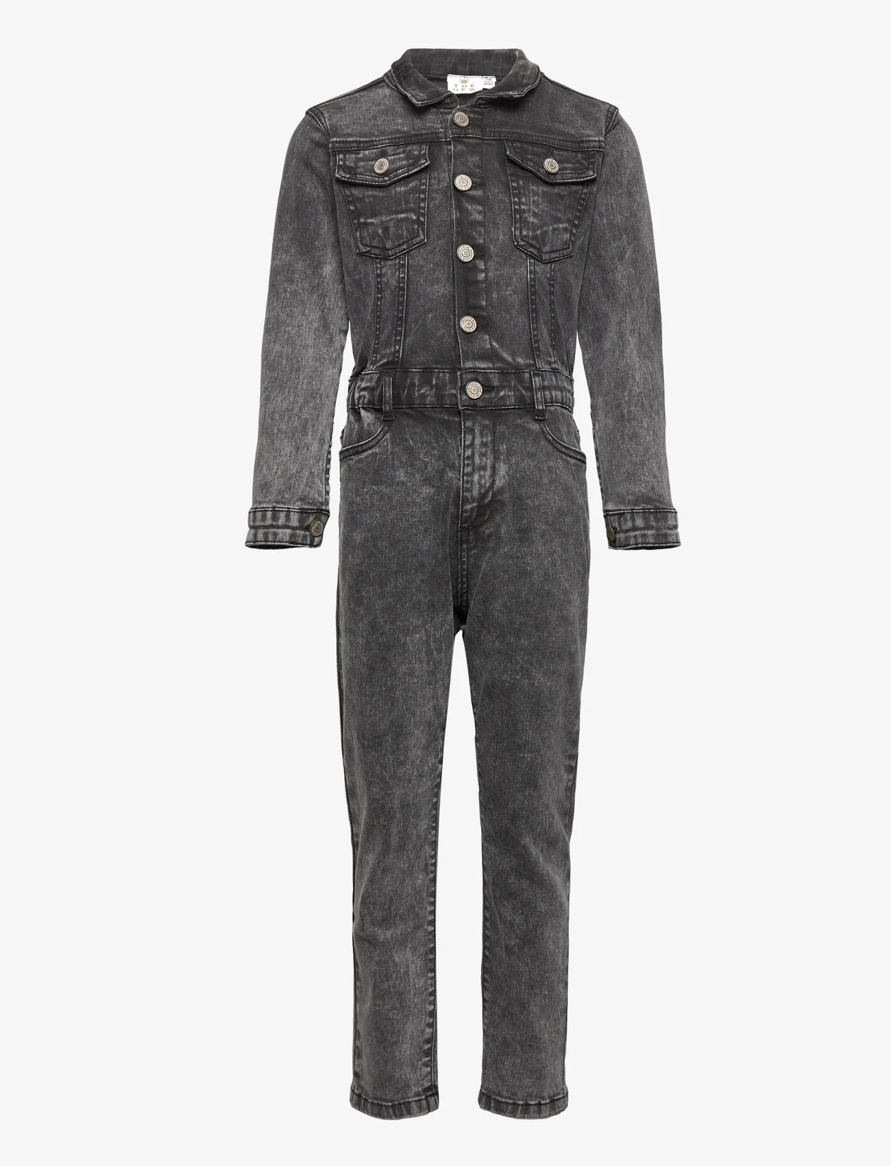 The New - TNDENICE DENIM JUMPSUIT - jumpsuits - washed grey - 0