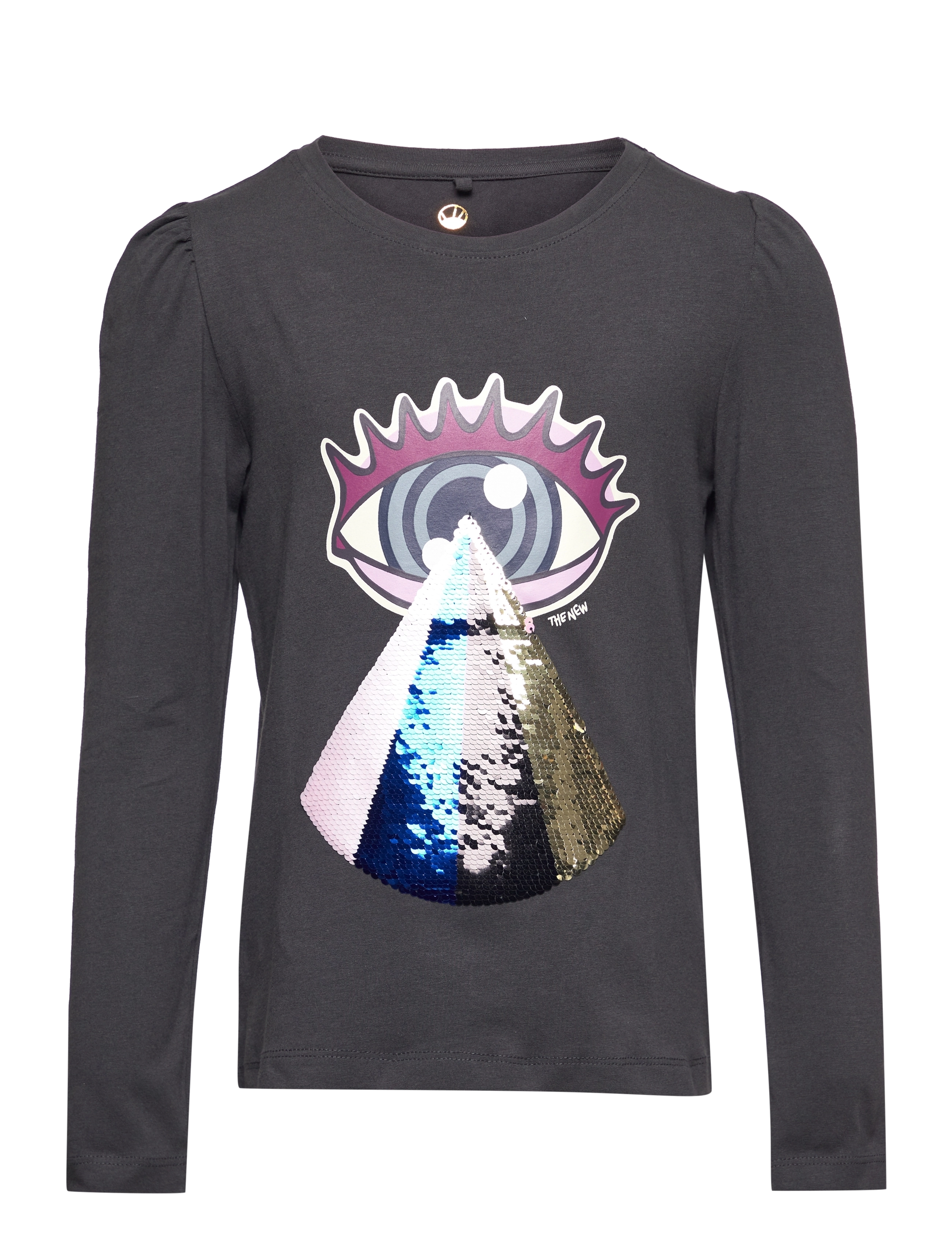 THE NEW Tndebba L_S Tee Schwarz - 158/164 - Kinder