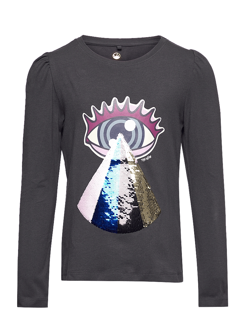 The New - TNDEBBA L_S TEE - long-sleeved t-shirts - phantom - 0