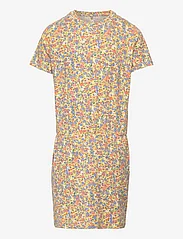 The New - TNFRY S_S DRESS - sukienki codzienne z krótkim rękawem - flower aop - 0