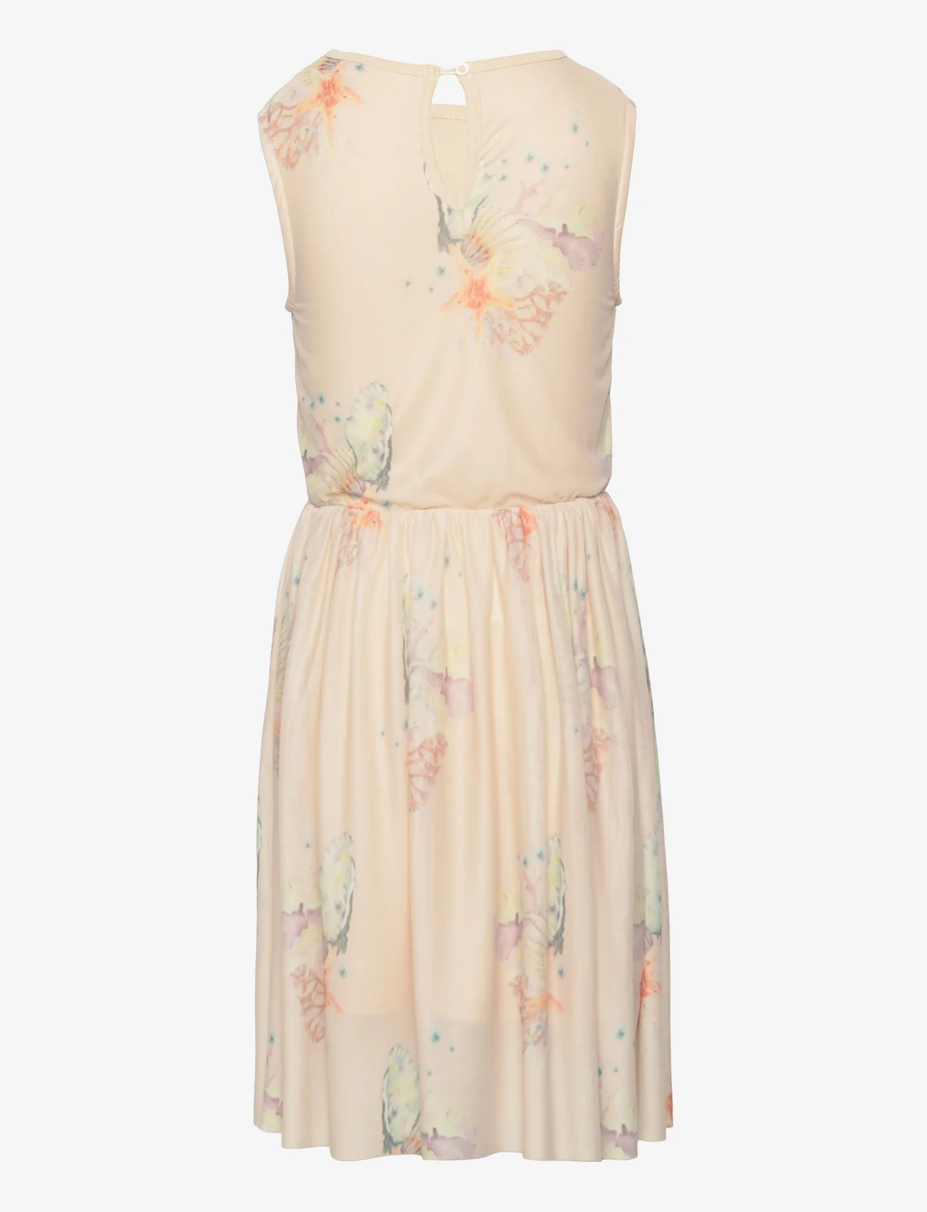 The New - TNGIGI S_L DRESS - laisvalaikio suknelės be rankovių - white swan coral aop - 1