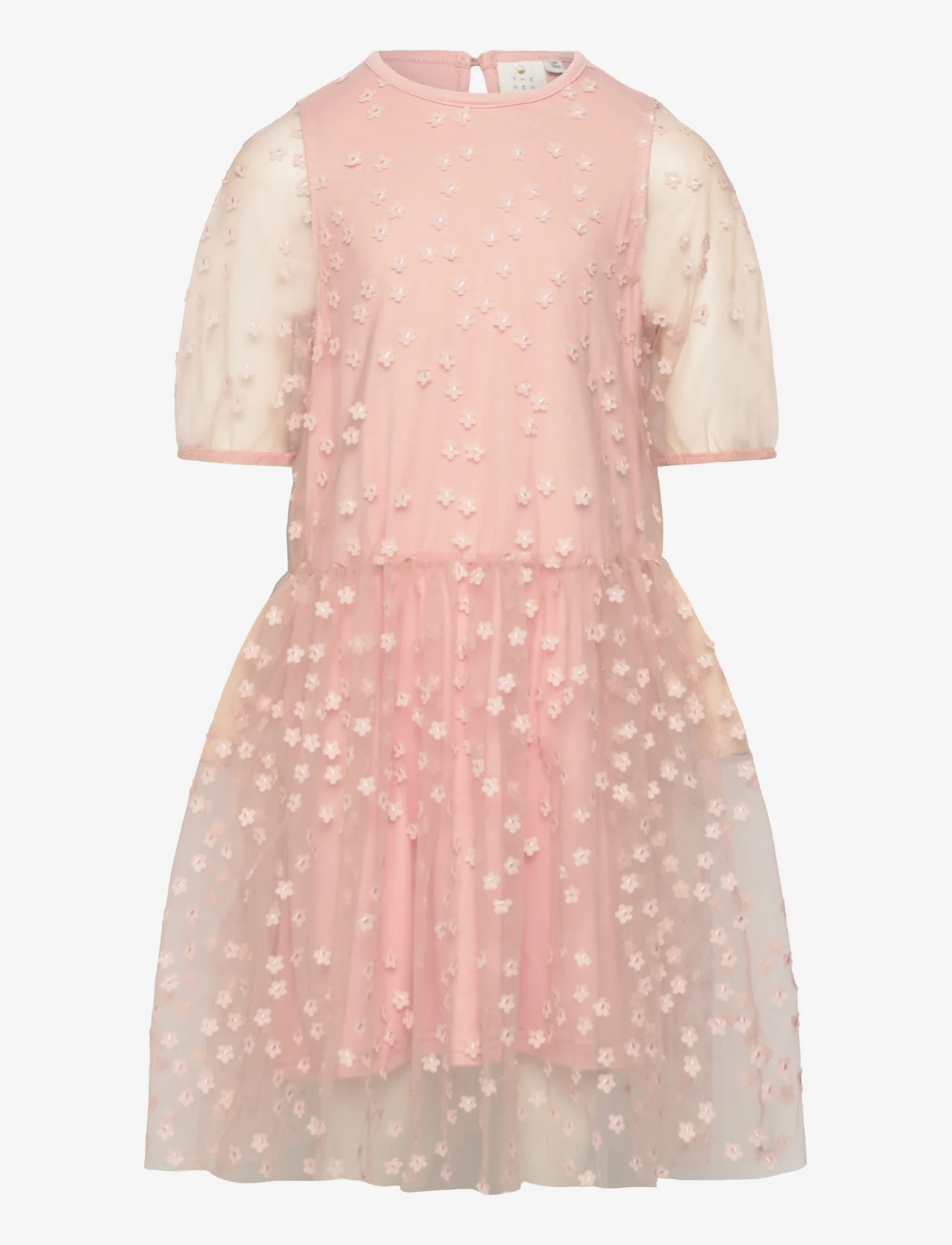 The New - TNGRACELYN S_S DRESS - vakarinės suknelės - peach beige - 0