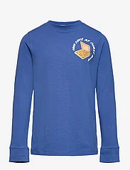 The New - TNHANSON L_S TEE - long-sleeved t-shirts - monaco blue - 0