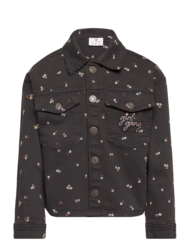 The New - TNHELLEN L_S OVERSHIRT - jeansjacken - phantom - 0