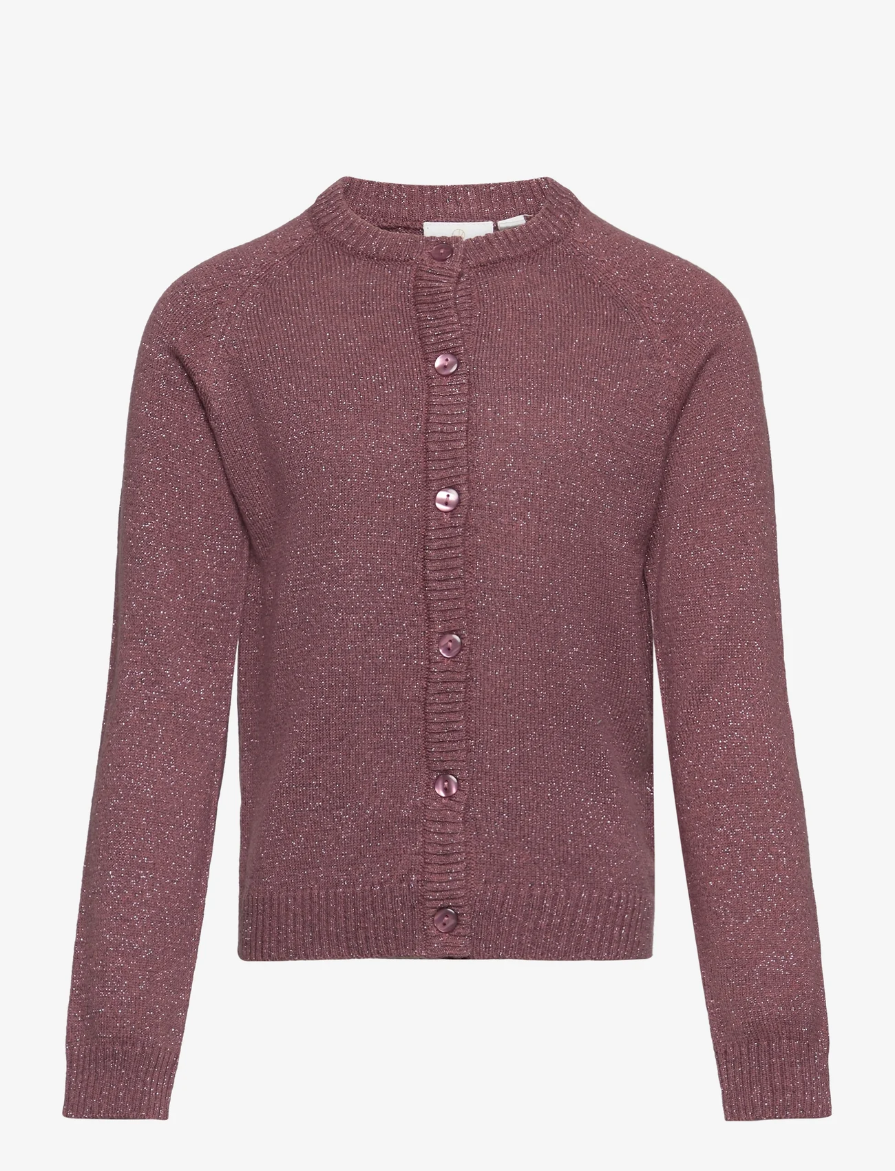 The New - TNEVE GLITTER CARDIGAN - cardigans - rose brown - 0