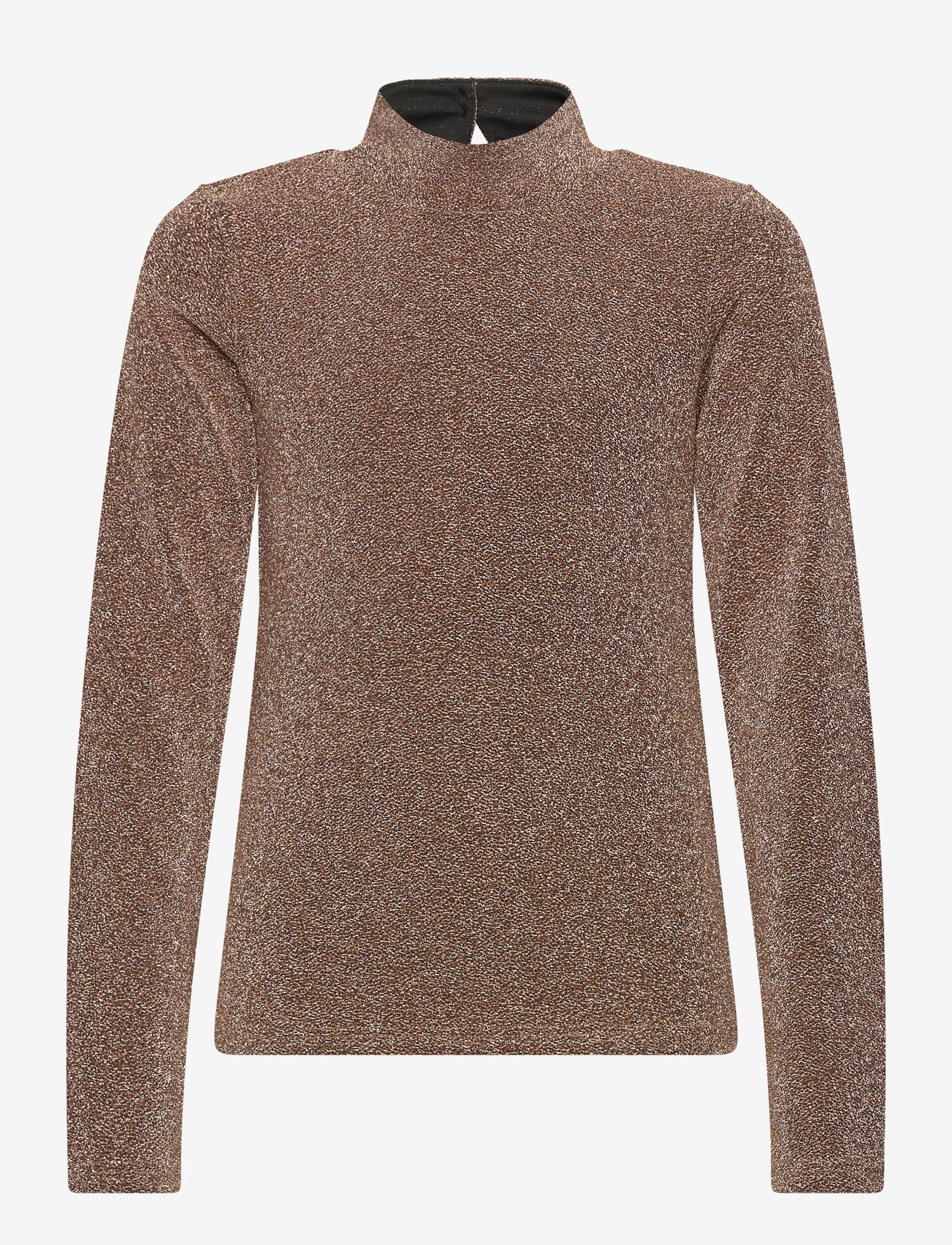 The New - TNIdalou L_S Tee - langärmelig - gold glitter - 0