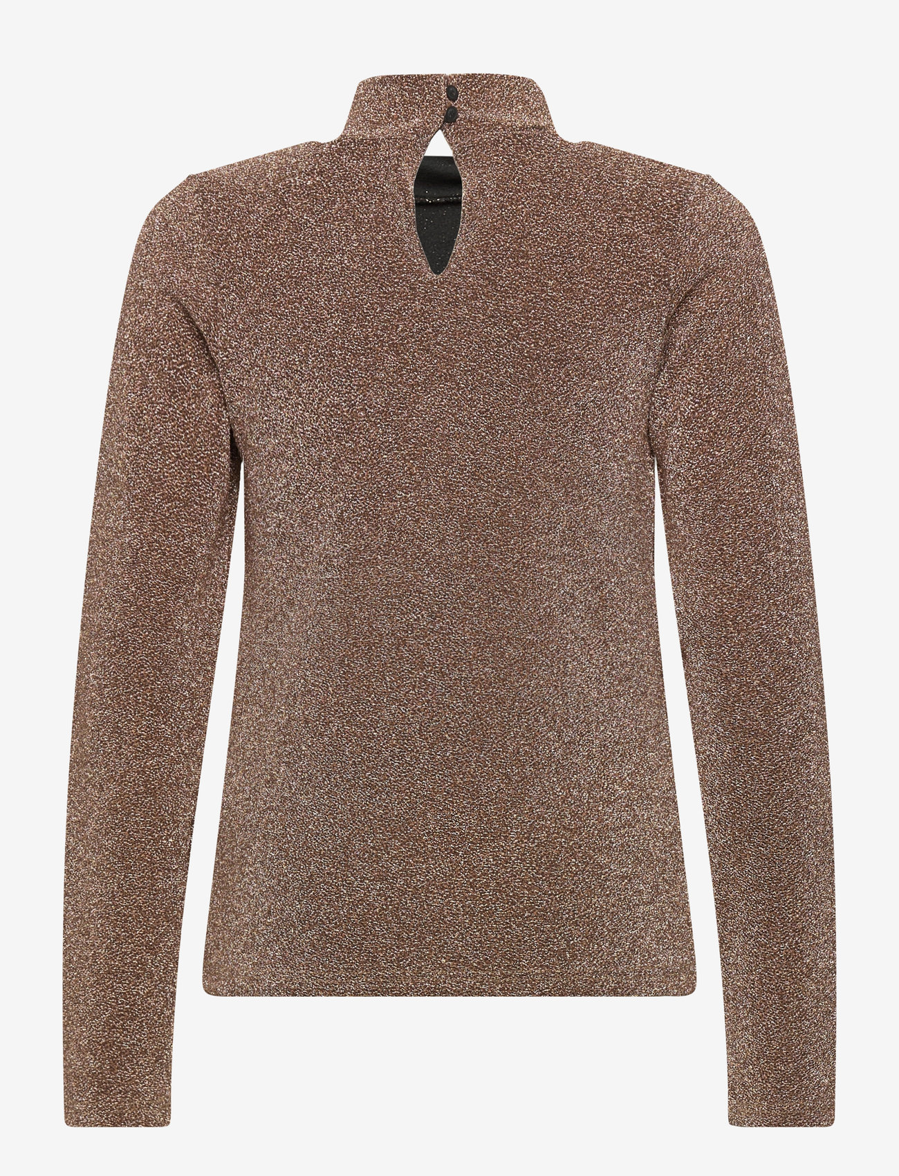 The New - TNIdalou L_S Tee - langärmelig - gold glitter - 1